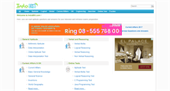 Desktop Screenshot of indiabix.com